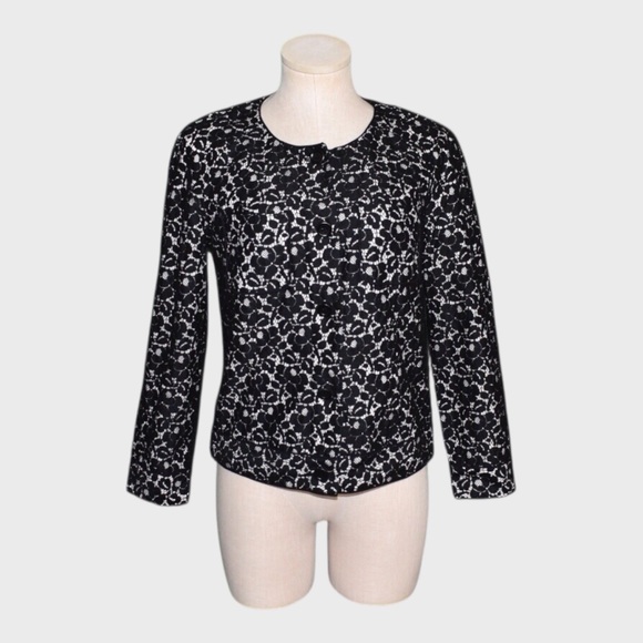 Talbots Jackets & Blazers - Talbots Lace Overlay Long Sleeve Blouse Jacket‎